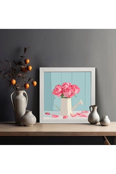 HOMEPACK Single Wooden Framed Painting One Piece Poster Painting Ktc/041