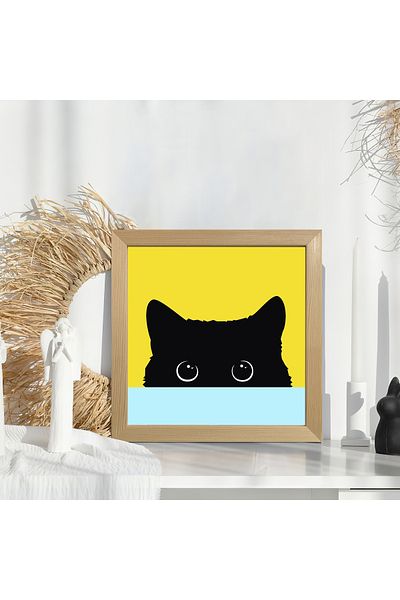 HOMEPACK Единична картина с дървена рамка, единичен плакат, картина KTC/049