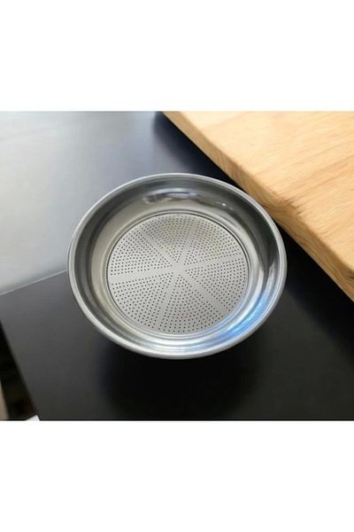 MyBru Stainless Chrome Food Pasta Strainer Drainer Colander (Small Size)