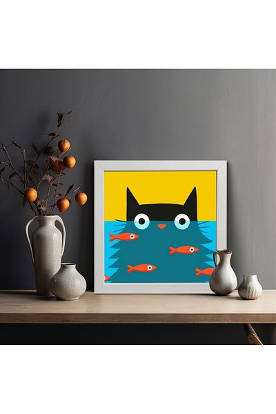 HOMEPACK Single Wooden Framed Painting One Piece Poster Painting Ktc/043
