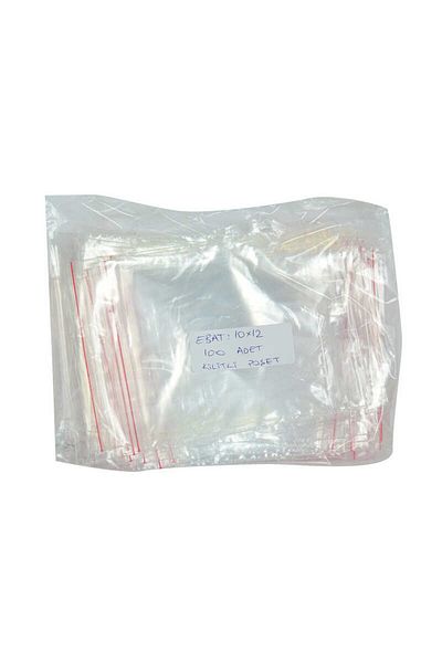 MR RZN STORE 10x12 Cm Transparent Nylon Bag Bag - 100 Pieces 1 Pack