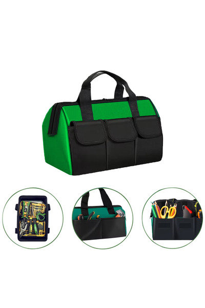 Microcase Çok Bölmeli Su Geçirmez El Tutacaklı Takım ve Hırdavat Çantası - AL5113