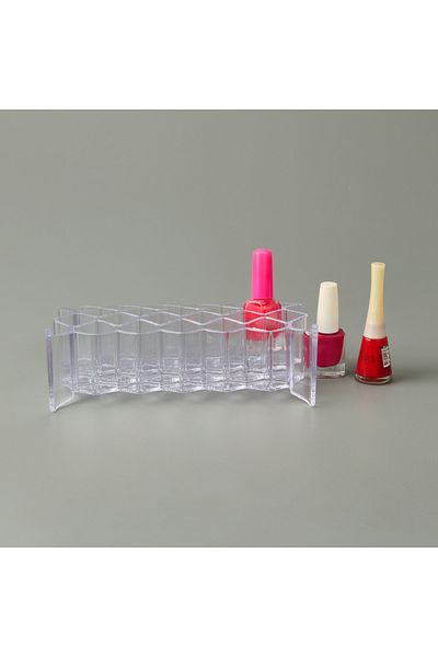 Simple Living Living 22 Compartment Lipstick Organizer - Transparent - 22X8X14 cm