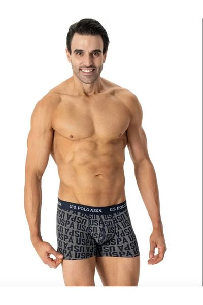 U.S. Polo Assn. Ανδρικό σετ μπόξερ 3 τεμαχίων 95% βαμβάκι 5% ελαστάνη USPA με άδεια χρήσης