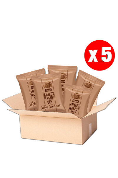 Elvan Ahmet Hamdi Bey 5-piece Turkish Coffee Set - 100 Gr