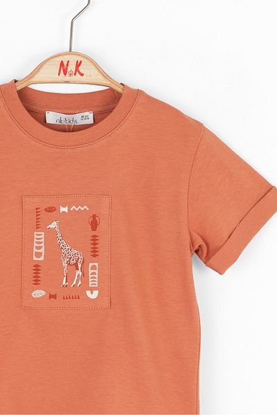 NK 01-04 Years Old Boy's Double Suit with Pants - Orange