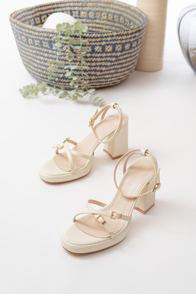 Egepass Elegant Comfort Thick Heel Evening Dress Stylish Night Women Platform