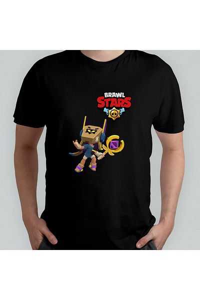 Pixxa Μπλουζάκι από 100% βαμβάκι Brawl Stars Finx Crew Neck Model 1