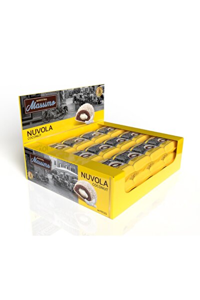 Maestro Massimo Nuvola Coconut (Coconut Cake) 45 Gr. 24 Pieces (1 Box)