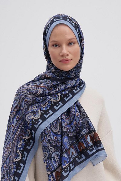 carell Breeze Indigo Early Silk Shawl