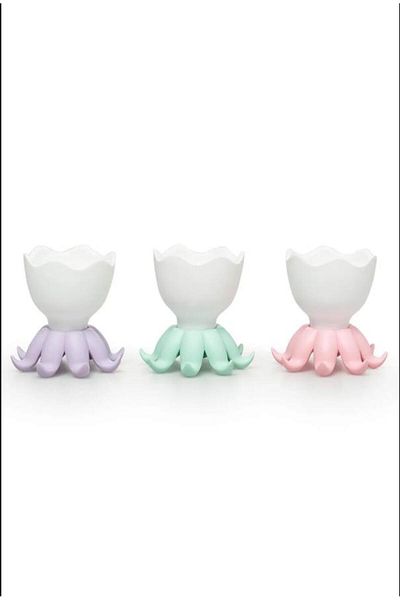 Hayveys Octopus 3-Piece Egg Bowl Tableware Egg Holder