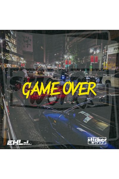 Sticker Works Αυτοκόλλητο Game Over