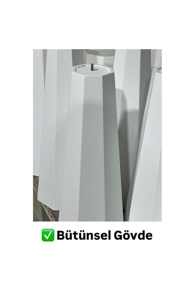 kuppdesign Lilyum Lake Mantar Sehpa Beyaz 47 Cm