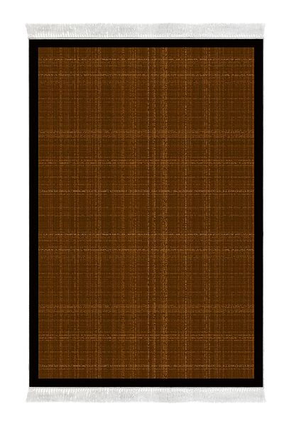 Alanur Home Αντιολισθητική βάση Djt Σετ Τουαλέτας Star Cotton με κρόσσια υφαντό σχέδιο E5007