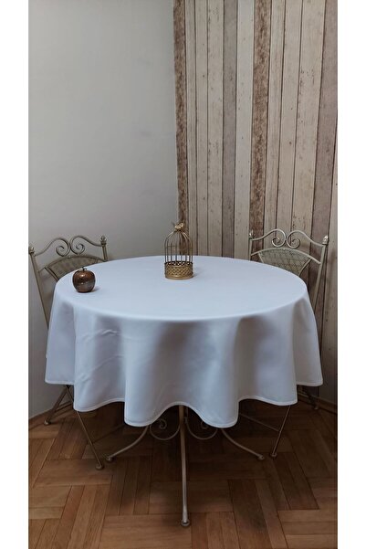 gonk Lüks Fonluk Kumaştan Mamul,dertsiz,fiskos,yemek Masası Örtüsü .çap 150 Cm.