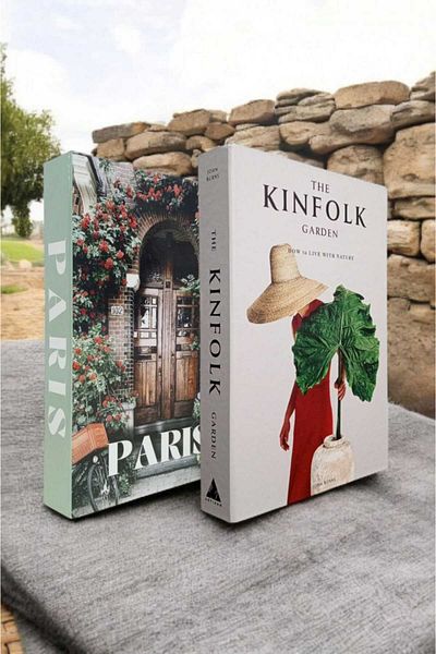BayCazip Decorative Book Look Box Set of 2 Decorative Book Looking Box