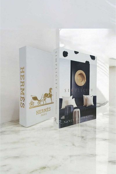 BayCazip Decorative Book Look Box Set of 2 Decorative Book Looking Box