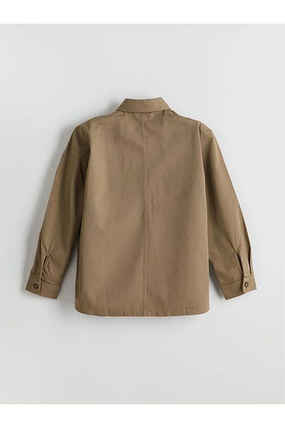 LC Waikiki Lcw Kids Khaki Long Sleeve Boy's Shirt