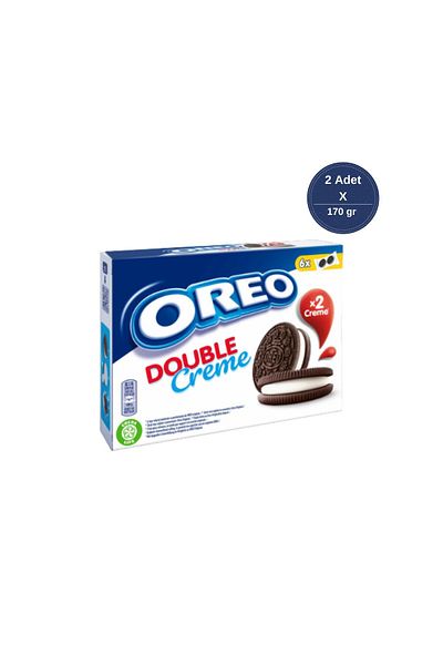 Oreo 170 g Double Creme Vanilla Biscuits - 2 Pieces