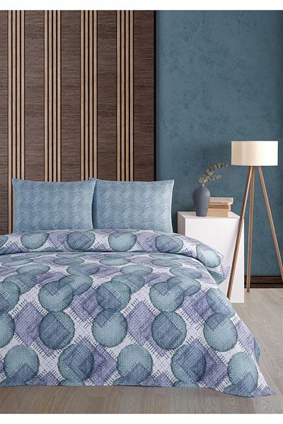 Evim Soren Single Pique Set 160X230 cm Vitaly Lightblue Indigo