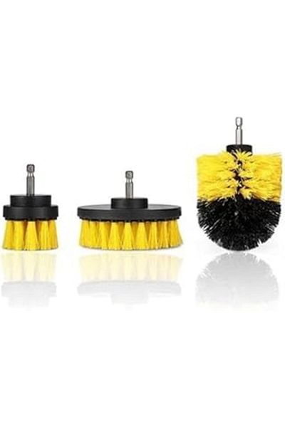 Store Drill Bit Brush - 3Pcs Bathroom Accessories - Showerakabi - Cabinet - Car Wheel