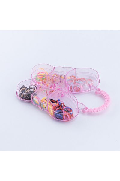 Bimotif Mixed Rubber Buckle Set with Butterfly Bag