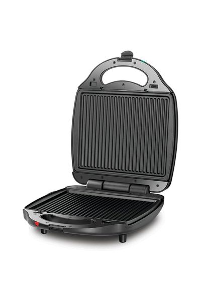 Black&Decker 1400W 3-in-1 4-Slice Sandwich and Waffle Maker - 2 Years Warranty