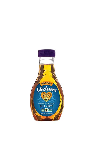 Wholesome Sweeteners 23.5-Ounce Organic Blue Agave Nectar, Fair Trade, 100% Pure, Non GMO, Gluten Free & Vegan, 1 Pack
