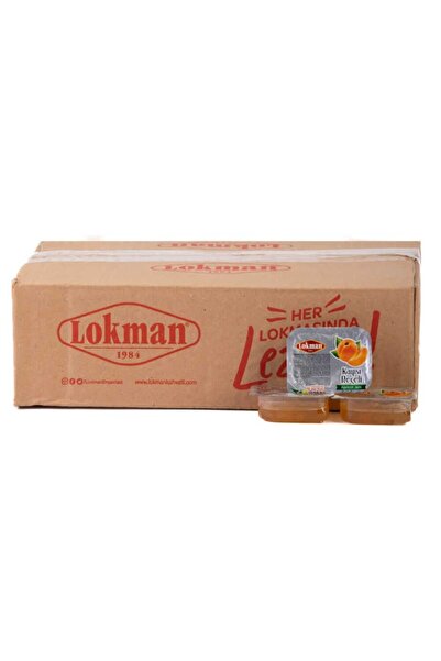 Lokman Kayısı Reçeli Piknik 15 gram 100 lü Paket - Kahvaltılık, Doğal Lezzet