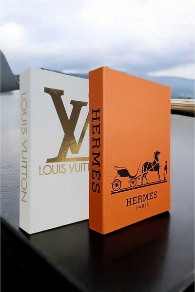 BayCazip Decorative Book Look Box Set of 2 Decorative Book Looking Box