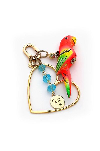 Mon Reve Rio Heart Charm Bag Accessory