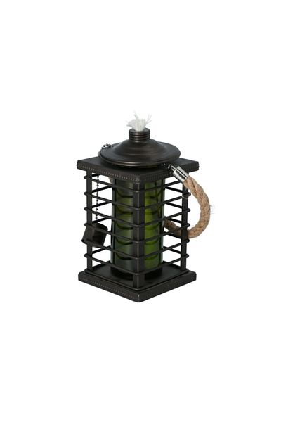 Patio Essentials Citronella Caged Table Top Torch 4.33inch