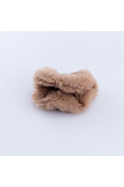 Bimotif Round Plush Buckle, Brown