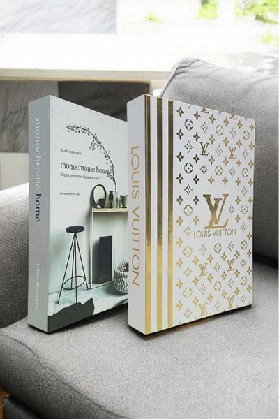 BayCazip Decorative Book Look Box Set of 2 Decorative Book Looking Box