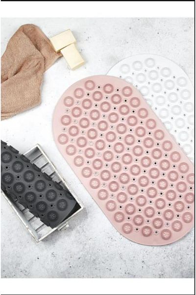 Hayveys Non-Slip Massage Shower Cabin and Bath Mat Oval Suction Cup Bathtub Massage Mat