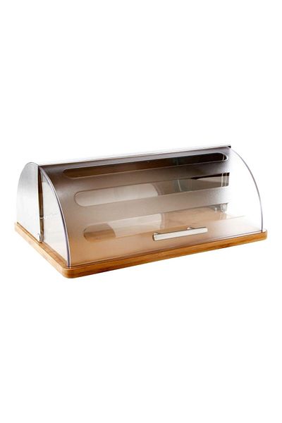 Five Simply Smart Airtight High Quality Design Bamboo Bread Box