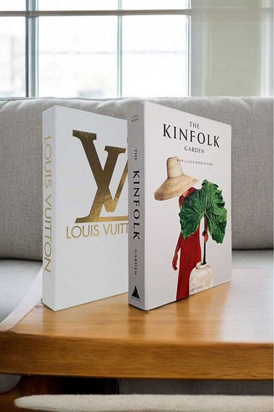 BayCazip Decorative Book Look Box Set of 2 Decorative Book Looking Box