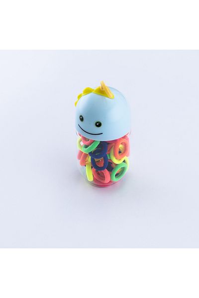 Bimotif Set de mingi de merit cu capac pentru mascota de culoare albastră