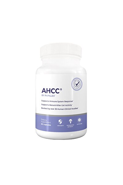 Papillex AHCC Max Strength - Immune Support, NK Cell Activity - 20+ Studies - 60 Veggie Capsules