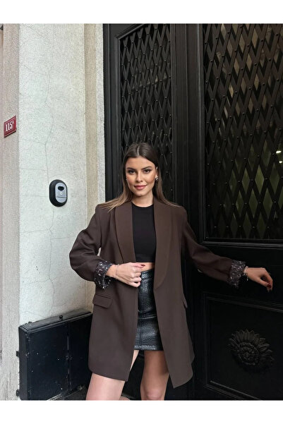 VOLT CLOTHİNG Γυναικείο μπουφάν με λεοπάρ μοτίβο με επένδυση