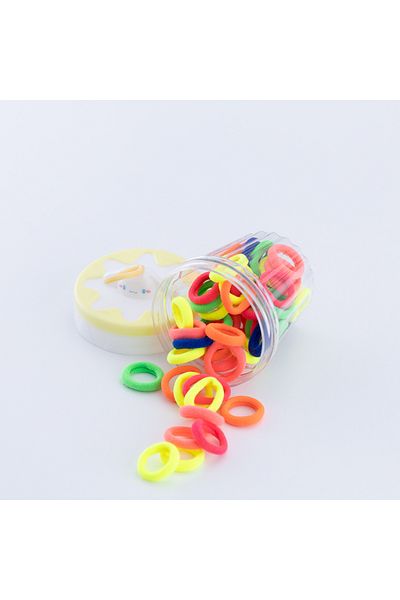 Bimotif Colorful Cup Shaped Yellow Rubber Buckle Set