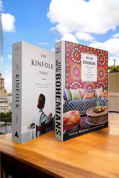 BayCazip Decorative Book Look Box Set of 2 Decorative Book Looking Box
