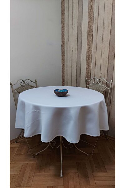 gonk Lüks Fonluk Kumaştan Mamul,dertsiz,fiskos,yemek Masası Örtüsü .çap 150 Cm.