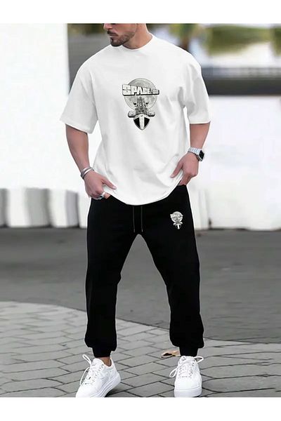 Guillermo Men's Casual T-Shrt and Jogger Taki with Pocket Kortigi