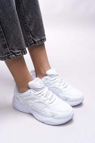 Riccon Λευκό Niknaith Unisex Sneaker - 0012725