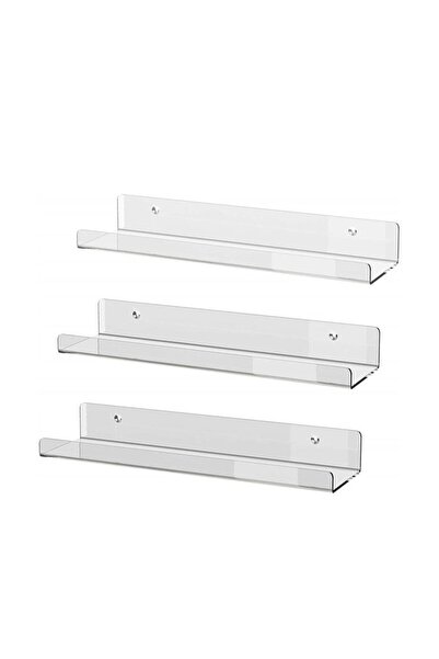 Betygroup Pleksi Takı Oje Baharatlık Düzenleyici Raf 2 Adet Genişlik 40cm X 10cm