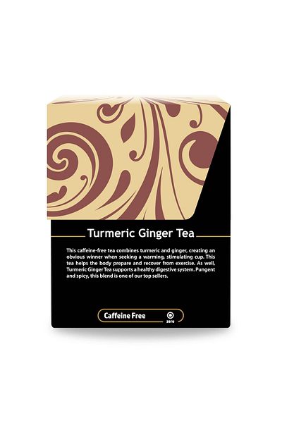 Buddha Teas Organic Turmeric Ginger Tea - OU Kosher, USDA Organic, CCOF Organic, 18 Bleach-Free Tea Bags