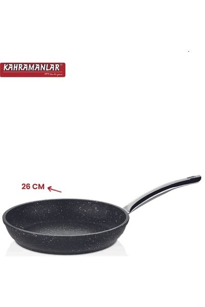 Kahramanlar Helegra Cast Iron 7 Piece Black Cookware Set