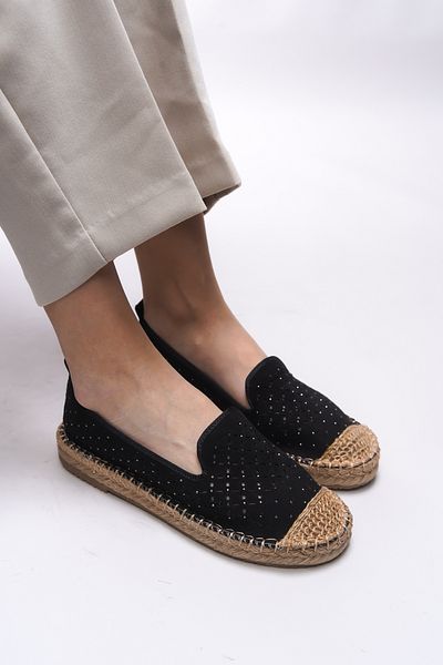 Riccon Iohnalyn Women's Espadrille 00121 Black