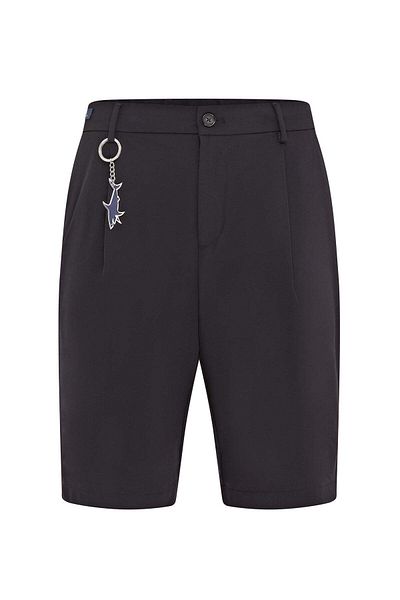 PAUL&SHARK Men's Normal Waist Pleated Short Black Swim Shorts 25414078 -011